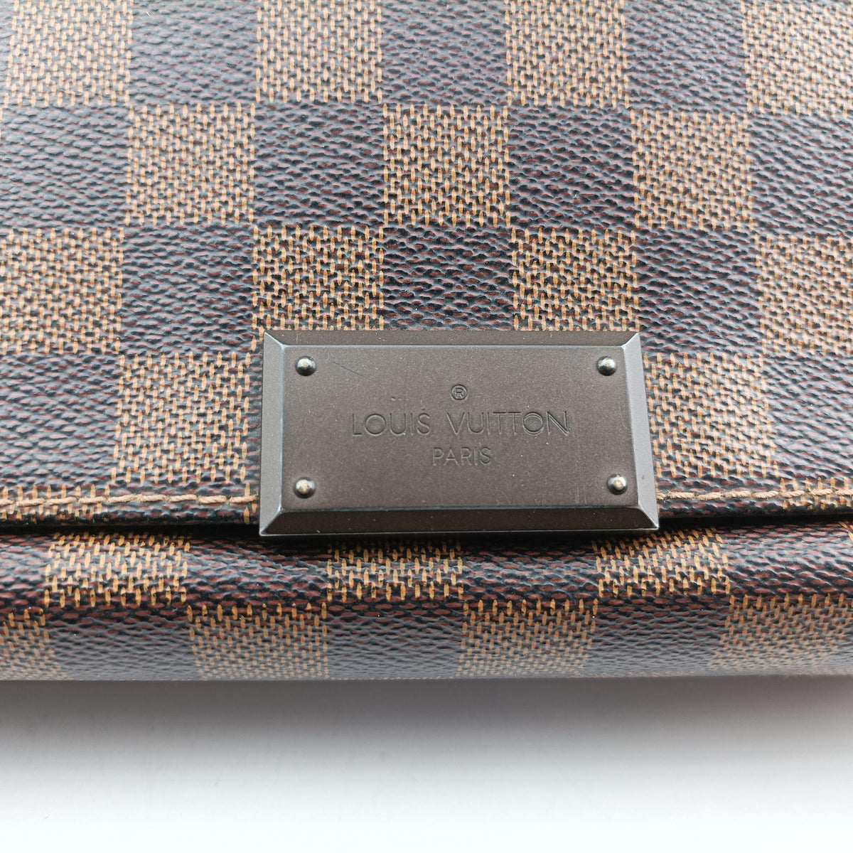Pre-owned Louis Vuitton DISTRICT MM EBENE Damier Canvas N41212 shoulderbag | stylenewstar