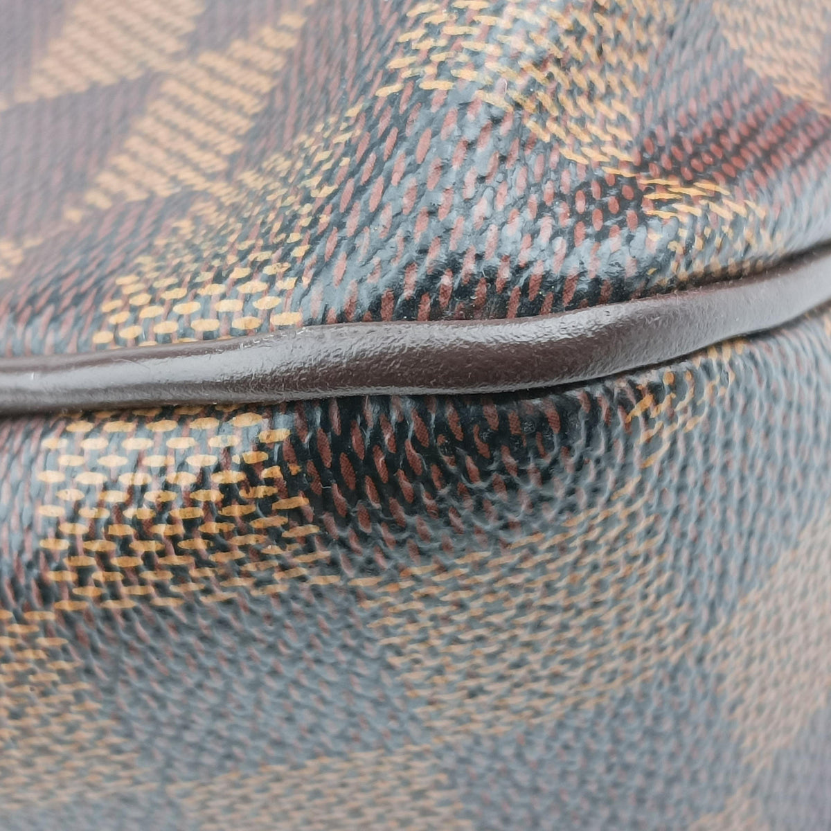 Pre-owned Louis Vuitton DISTRICT MM EBENE Damier Canvas N41212 shoulderbag | stylenewstar
