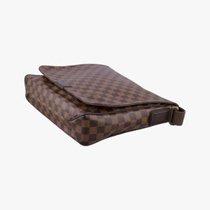 Pre-owned Louis Vuitton DISTRICT MM EBENE Damier Canvas N41212 shoulderbag | stylenewstar