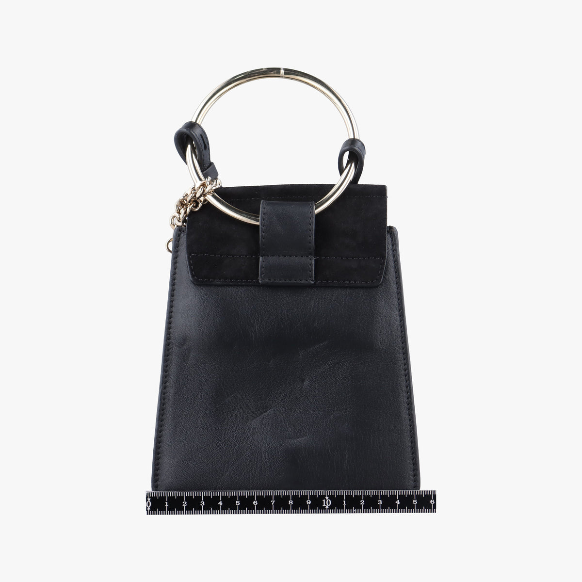 Pre-owned Chloe FAYE Black Leather × suede  backpack/rucksack | stylenewstar