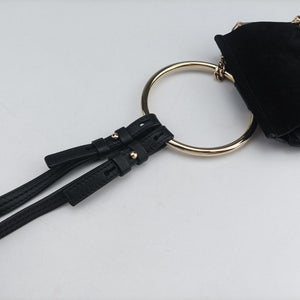 Pre-owned Chloe FAYE Black Leather × suede  backpack/rucksack | stylenewstar