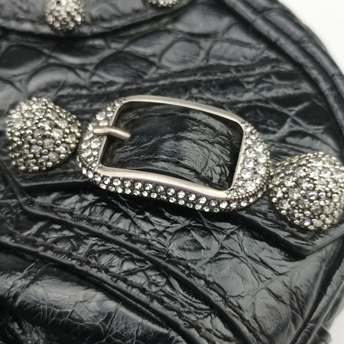 Vintage Balenciaga Le Cagole mini Black Leather  shoulderbag | stylenewstar