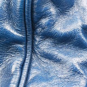 Secondhand Miu Miu Vitello Shine Shopping Blue Leather  shoulderbag | stylenewstar