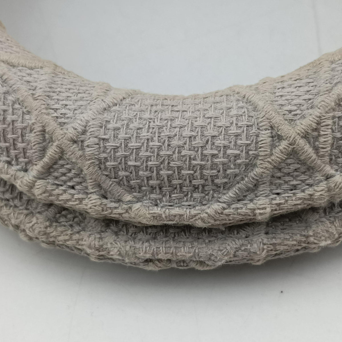 Pre-owned Christian Dior Lady Dior D-lite Grey Jacquard  shoulderbag | stylenewstar