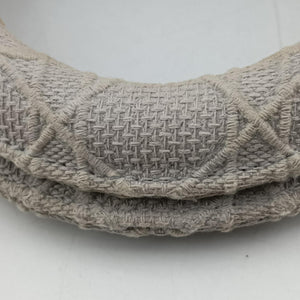 Pre-owned Christian Dior Lady Dior D-lite Grey Jacquard  shoulderbag | stylenewstar