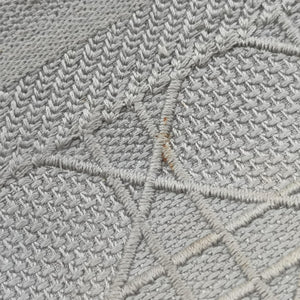 Pre-owned Christian Dior Lady Dior D-lite Grey Jacquard  shoulderbag | stylenewstar