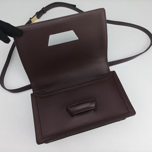Pre-owned Loewe Barcelona Burgundy Leather  shoulderbag | stylenewstar