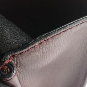 Pre-owned Loewe Barcelona Burgundy Leather  shoulderbag | stylenewstar