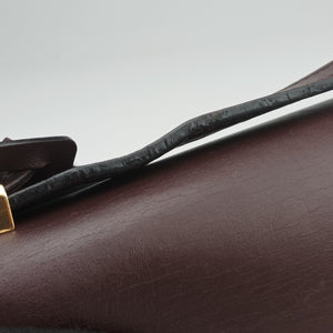 Pre-owned Loewe Barcelona Burgundy Leather  shoulderbag | stylenewstar
