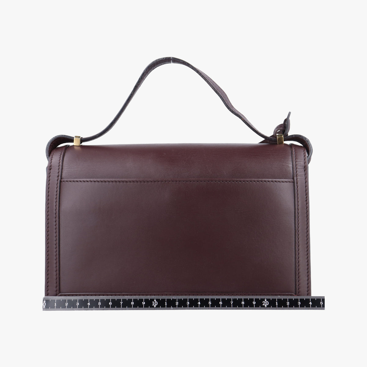 Pre-owned Loewe Barcelona Burgundy Leather  shoulderbag | stylenewstar