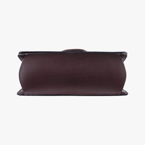 Pre-owned Loewe Barcelona Burgundy Leather  shoulderbag | stylenewstar