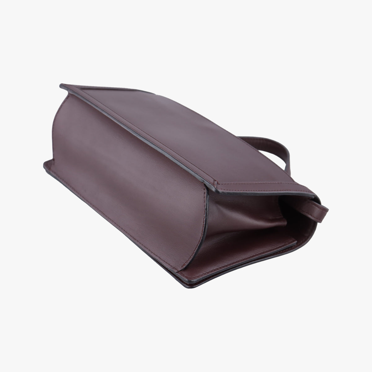 Pre-owned Loewe Barcelona Burgundy Leather  shoulderbag | stylenewstar