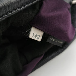 Pre-owned Miu Miu Hobo Bag Black Leather  shoulderbag | stylenewstar