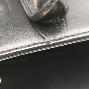 Vintage Yves Saint Laurent SAC DE JOUR Black Leather 340778 shoulderbag | stylenewstar
