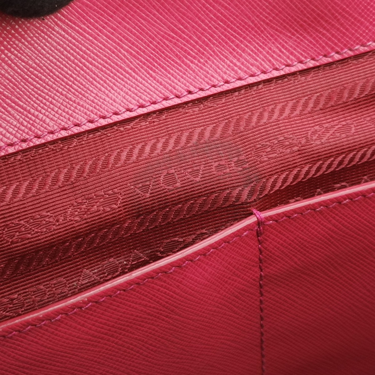 Pre-owned Prada Galleria Pink SAFFIANO Leather BN1874 shoulderbag | stylenewstar