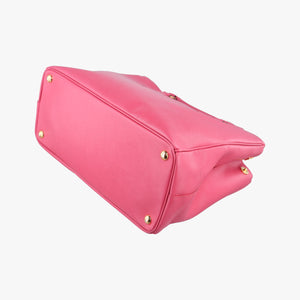 Pre-owned Prada Galleria Pink SAFFIANO Leather BN1874 shoulderbag | stylenewstar