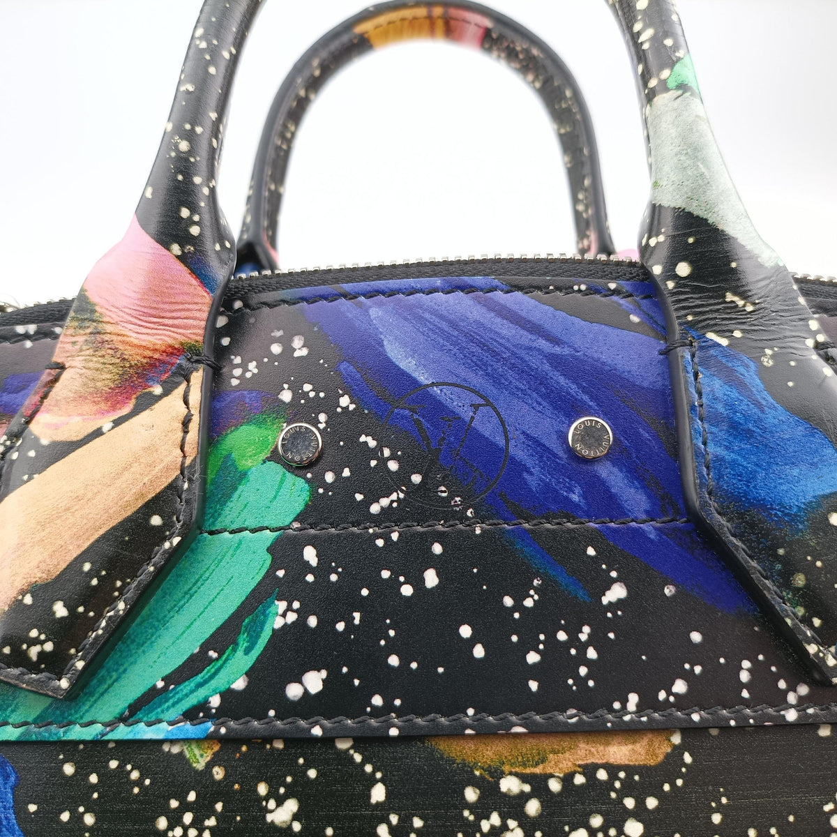Pre-owned Louis Vuitton City Steamer Mini Splash Multicolor Leather M53797 shoulderbag | stylenewstar