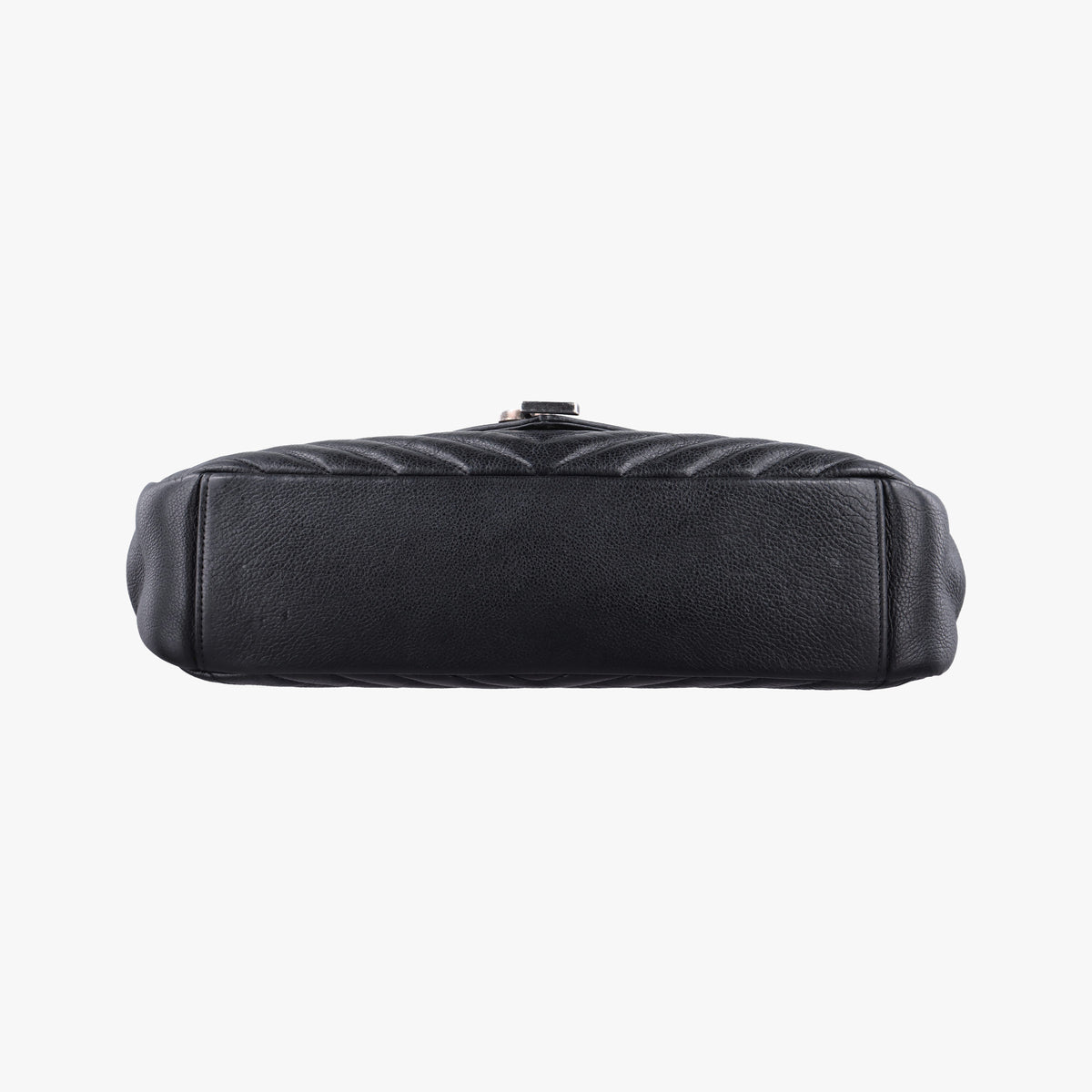 Pre-owned Yves Saint Laurent COLLEGE Black Leather 392738 shoulderbag | stylenewstar