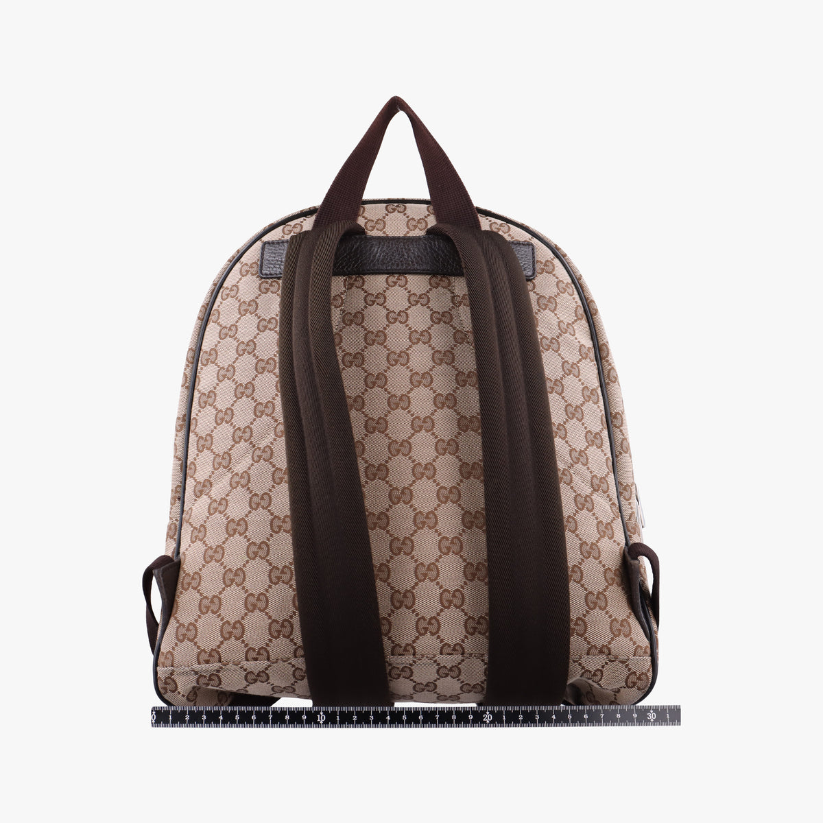 Pre-owned Gucci GG Canvas Beige x Brown canvas 449906 backpack/rucksack | stylenewstar