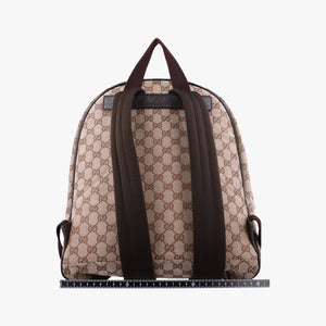 Pre-owned Gucci GG Canvas Beige x Brown canvas 449906 backpack/rucksack | stylenewstar