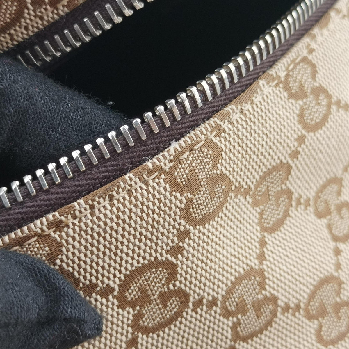 Pre-owned Gucci GG Canvas Beige x Brown canvas 449906 backpack/rucksack | stylenewstar