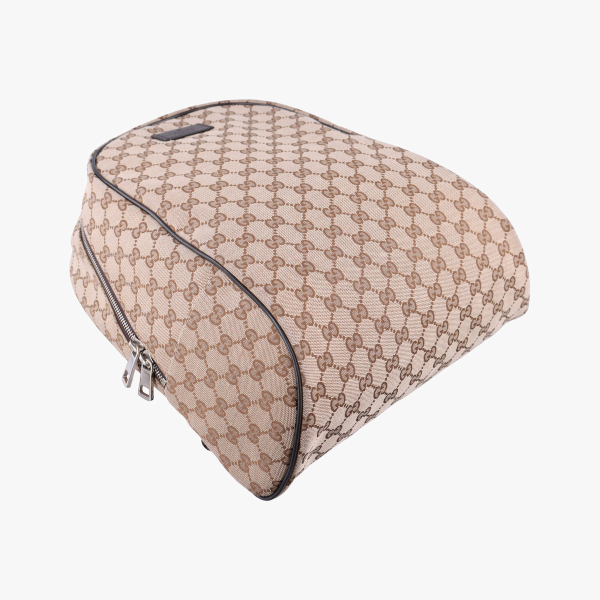 Pre-owned Gucci GG Canvas Beige x Brown canvas 449906 backpack/rucksack | stylenewstar