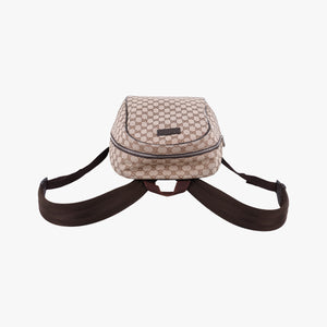 Pre-owned Gucci GG Canvas Beige x Brown canvas 449906 backpack/rucksack | stylenewstar