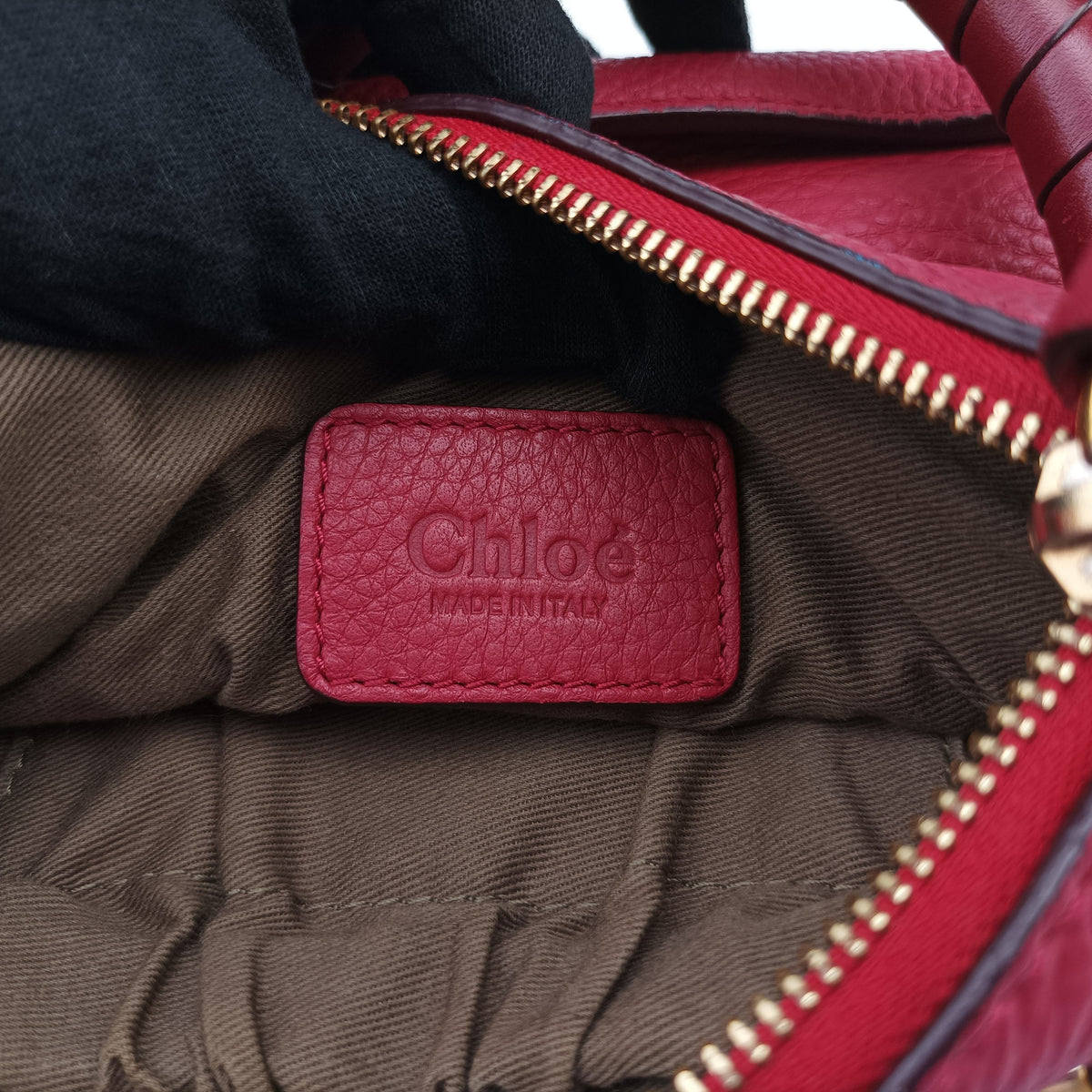 Pre-owned Chloe Mercy Red Leather  shoulderbag | stylenewstar