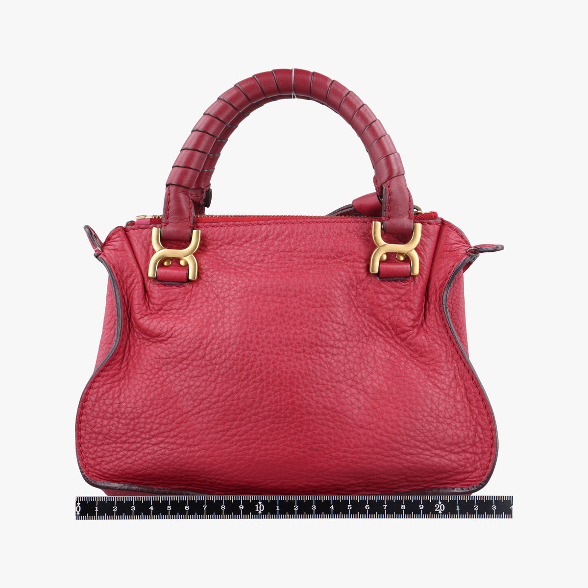 Pre-owned Chloe Mercy Red Leather  shoulderbag | stylenewstar