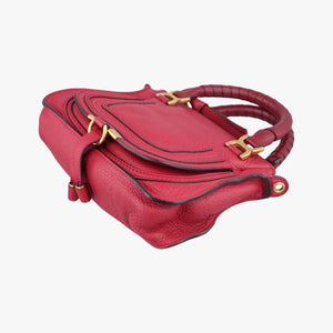 Pre-owned Chloe Mercy Red Leather  shoulderbag | stylenewstar