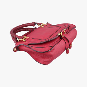Pre-owned Chloe Mercy Red Leather  shoulderbag | stylenewstar