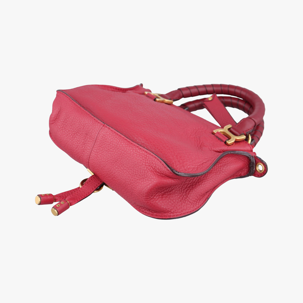 Pre-owned Chloe Mercy Red Leather  shoulderbag | stylenewstar