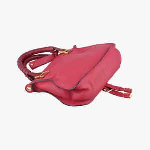 Pre-owned Chloe Mercy Red Leather  shoulderbag | stylenewstar