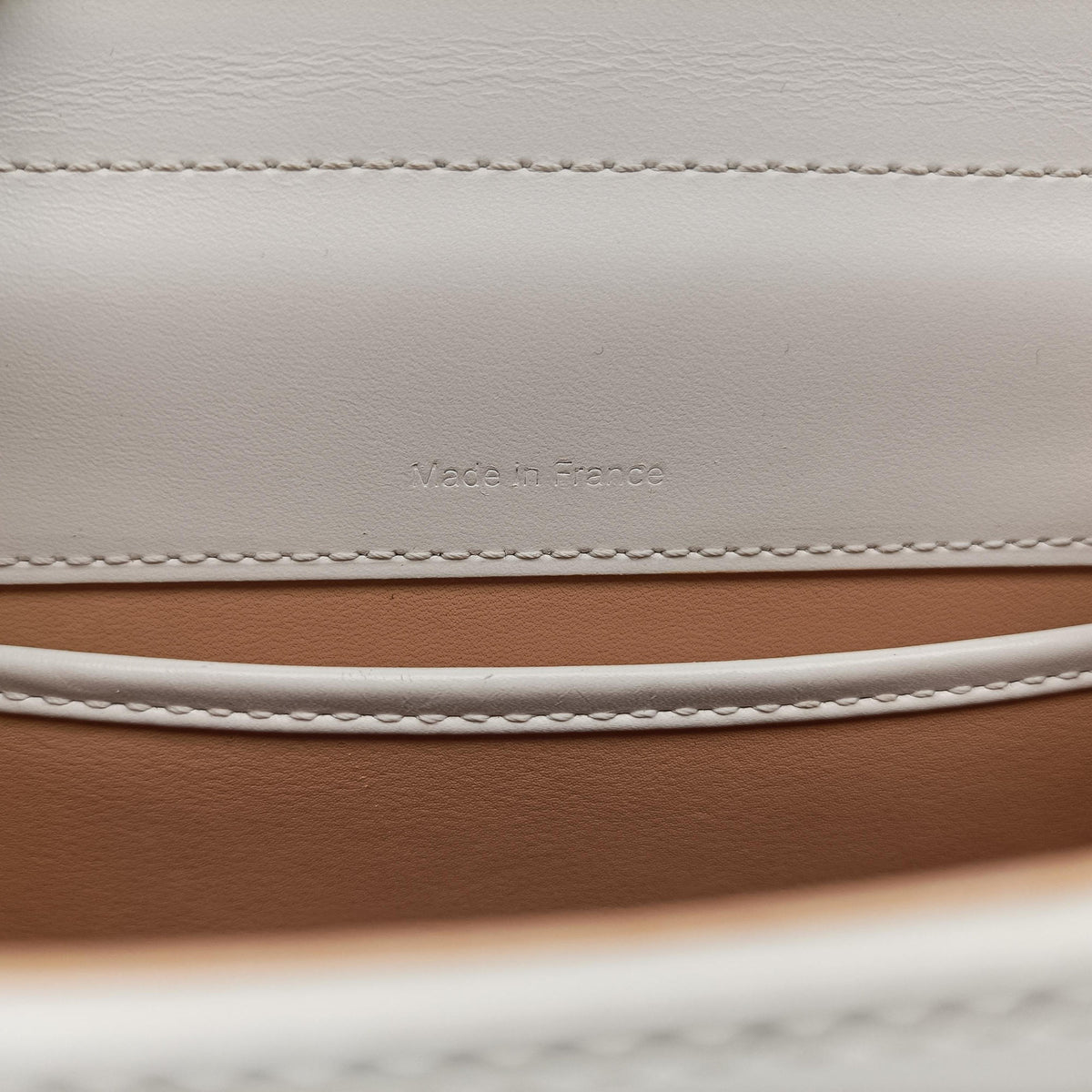 Pre-owned Delvaux Brillant White Leather  handbag | stylenewstar
