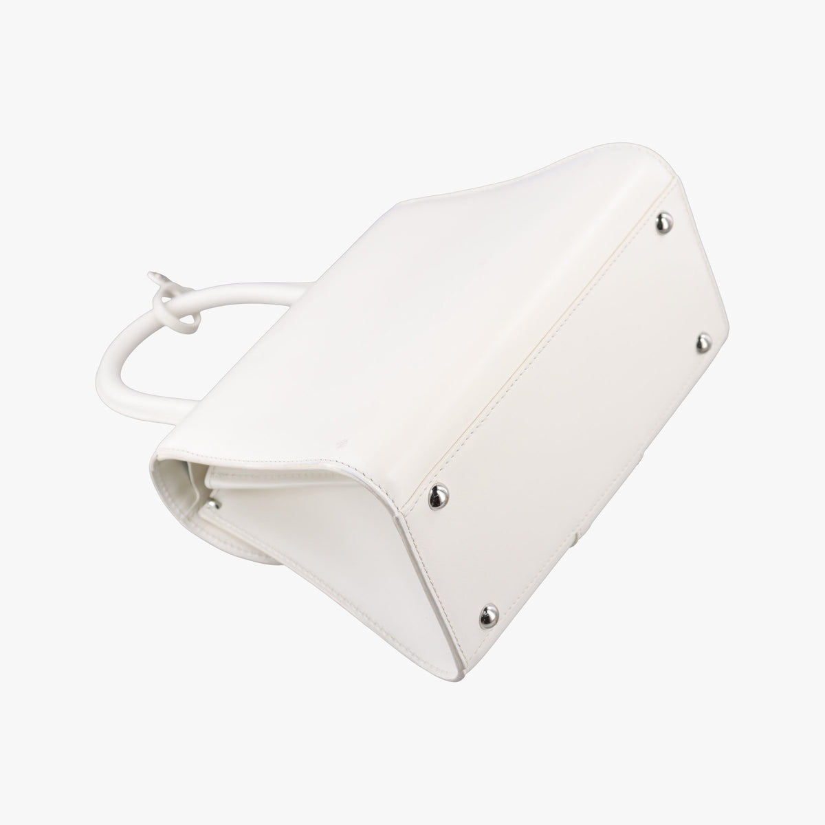 Pre-owned Delvaux Brillant White Leather  handbag | stylenewstar