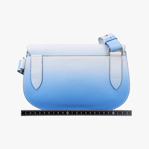 Pre-owned Christian Dior Saddle Blue × Gray leather  bum bag/waist bag | stylenewstar