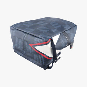 Pre-owned Louis Vuitton Apollo Cobalt Damier canvas N44005 backpack/rucksack | stylenewstar