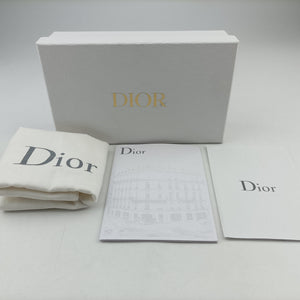 Secondhand Christian Dior Saddle Phone holder Navy jacquard×Leather  shoulderbag | stylenewstar