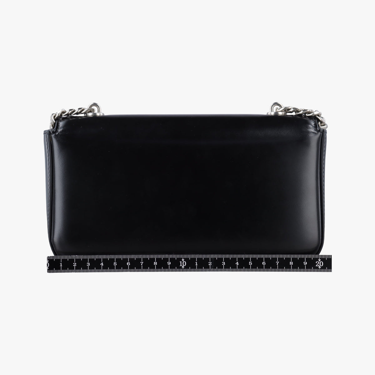 Secondhand Celine Claude Triomphe Chain Black Leather  shoulderbag | stylenewstar