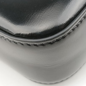 Secondhand Celine Claude Triomphe Chain Black Leather  shoulderbag | stylenewstar