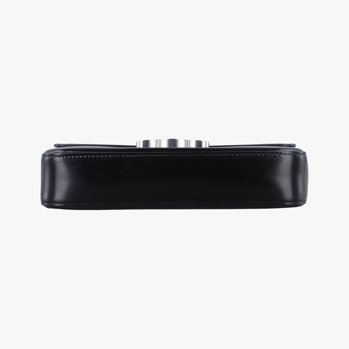 Secondhand Celine Claude Triomphe Chain Black Leather  shoulderbag | stylenewstar