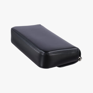 Secondhand Celine Claude Triomphe Chain Black Leather  shoulderbag | stylenewstar