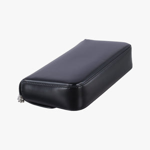 Secondhand Celine Claude Triomphe Chain Black Leather  shoulderbag | stylenewstar