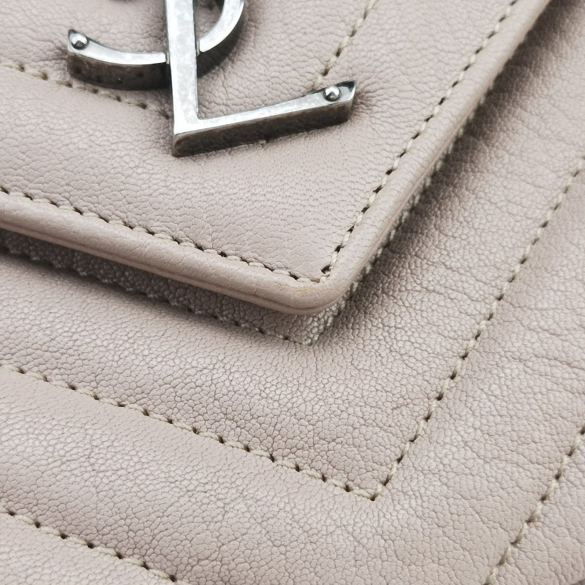 Pre-owned Yves Saint Laurent COLLEGE Pink Leather 487213 handbag | stylenewstar