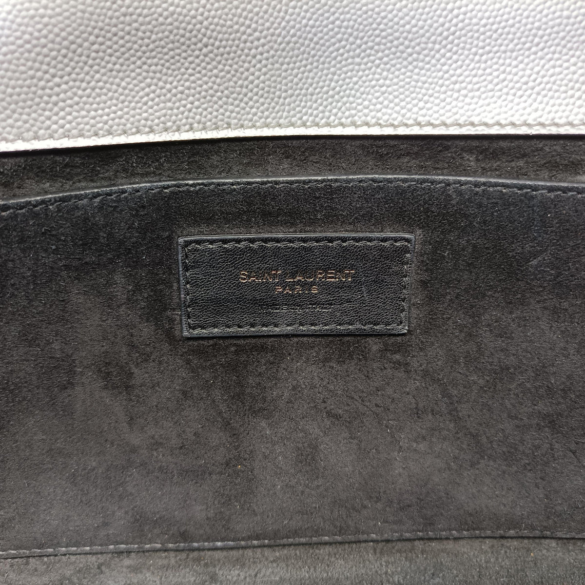 Vintage Yves Saint Laurent KATE Silver Leather 364021 shoulderbag | stylenewstar