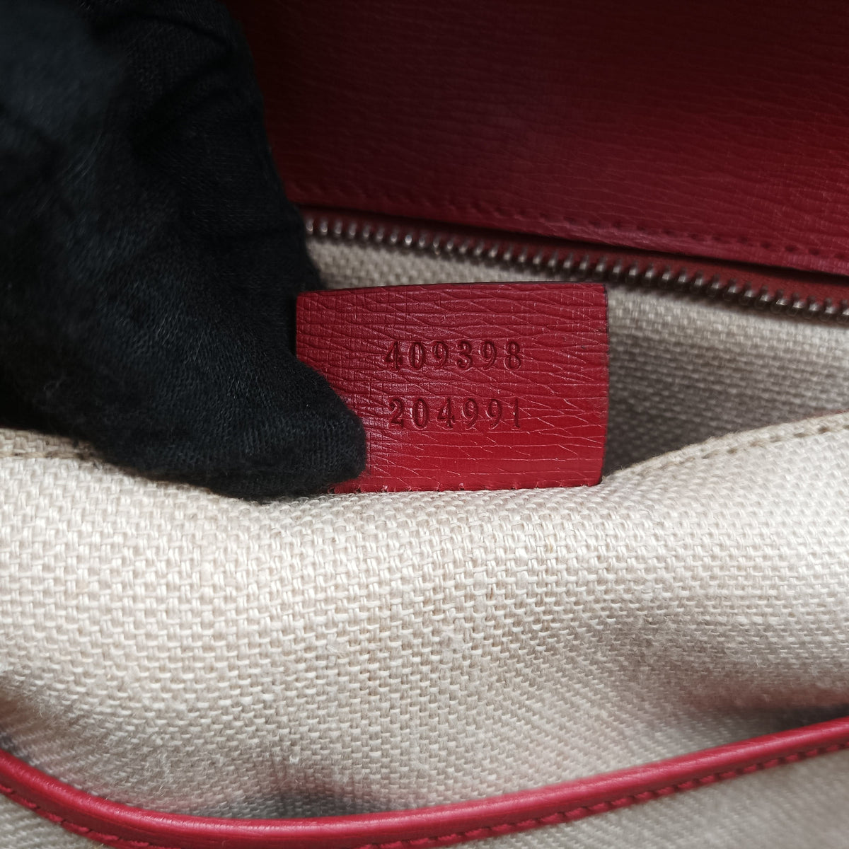 Pre-owned Gucci Bamboo Red×multicolor Leather 409398 handbag | stylenewstar
