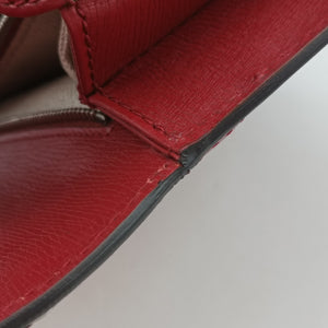 Pre-owned Gucci Bamboo Red×multicolor Leather 409398 handbag | stylenewstar