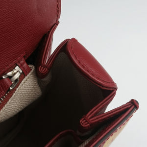 Pre-owned Gucci Bamboo Red×multicolor Leather 409398 handbag | stylenewstar