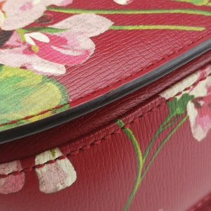 Pre-owned Gucci Bamboo Red×multicolor Leather 409398 handbag | stylenewstar