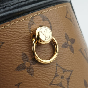 Pre-owned Louis Vuitton Cannes Brown × Black Monogram Reverse M43986 shoulderbag | stylenewstar